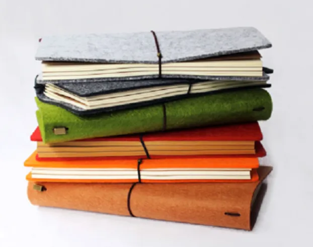 Wool Felt Travel Notebook
