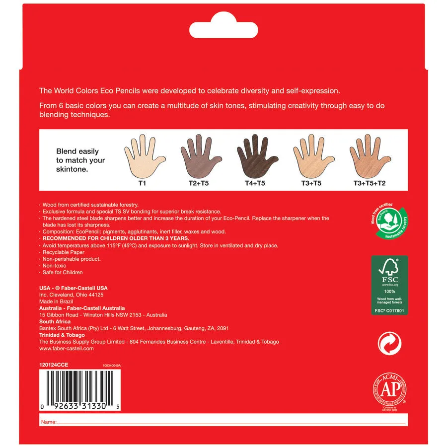 World Colors Eco-Pencils (27 Count)