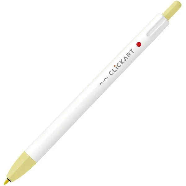 ZEBRA CLICKART Gentle light color WYSS22 0.6mm water-based pen single 12 color set