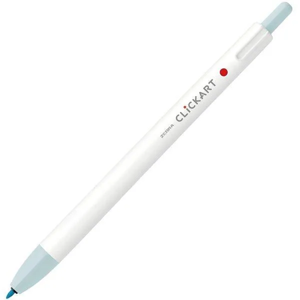 ZEBRA CLICKART Gentle light color WYSS22 0.6mm water-based pen single 12 color set