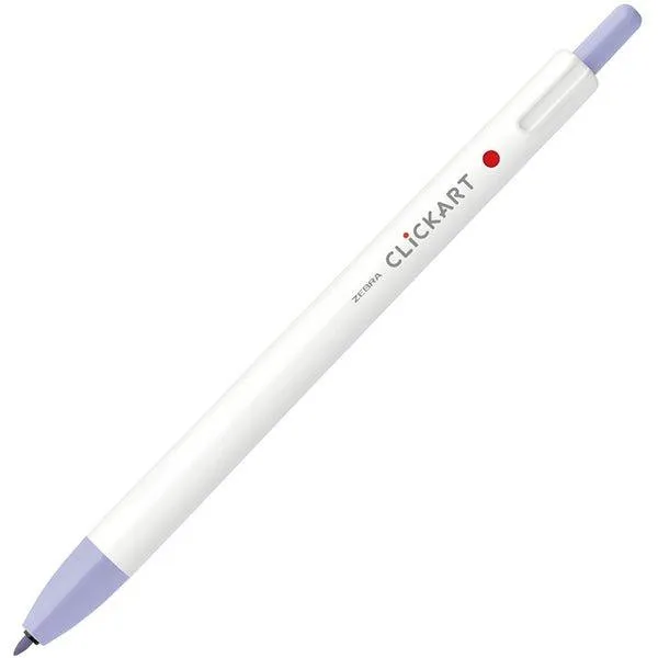 ZEBRA CLICKART Gentle light color WYSS22 0.6mm water-based pen single 12 color set