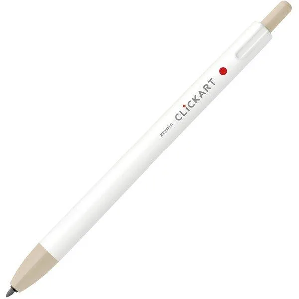ZEBRA CLICKART Gentle light color WYSS22 0.6mm water-based pen single 12 color set
