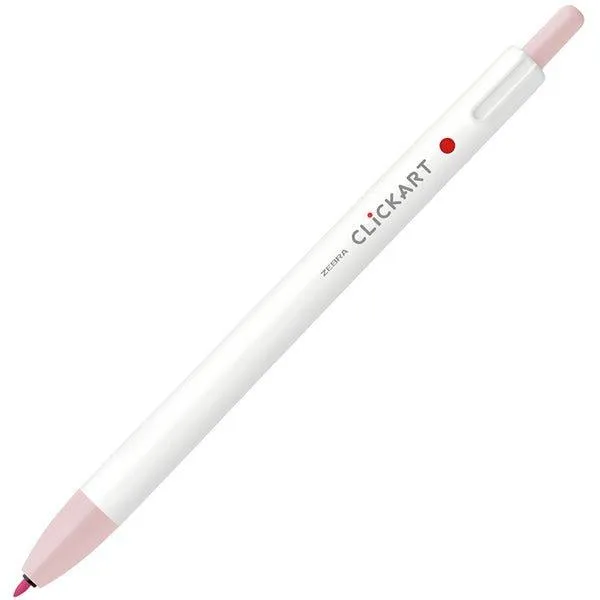 ZEBRA CLICKART Gentle light color WYSS22 0.6mm water-based pen single 12 color set